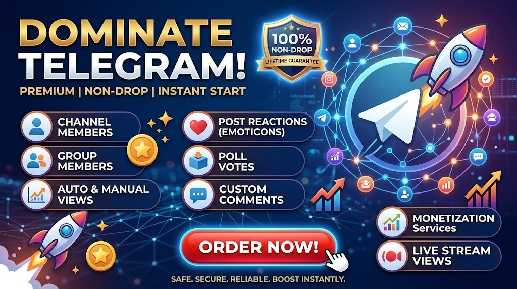 Dominate Telegram: Ultra-Fast, Non-Drop Services with Lifetime Guarantee Now Live!