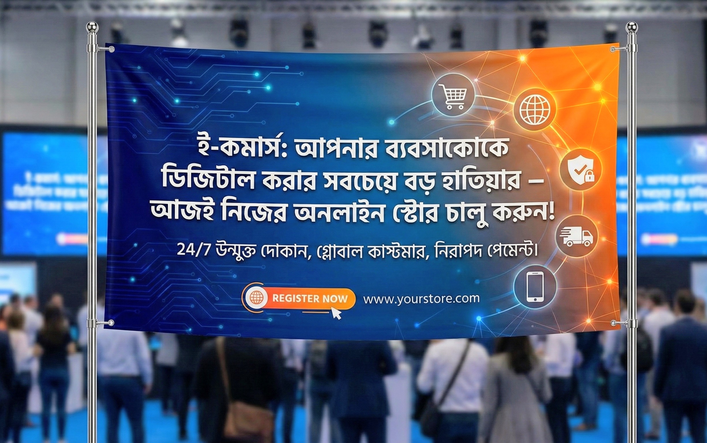 ই-কমার্স: আপনার ব্যবসাকে ডিজিটাল করার সবচেয়ে বড় হাতিয়ার – আজই নিজের অনলাইন স্টোর চালু করুন! ??