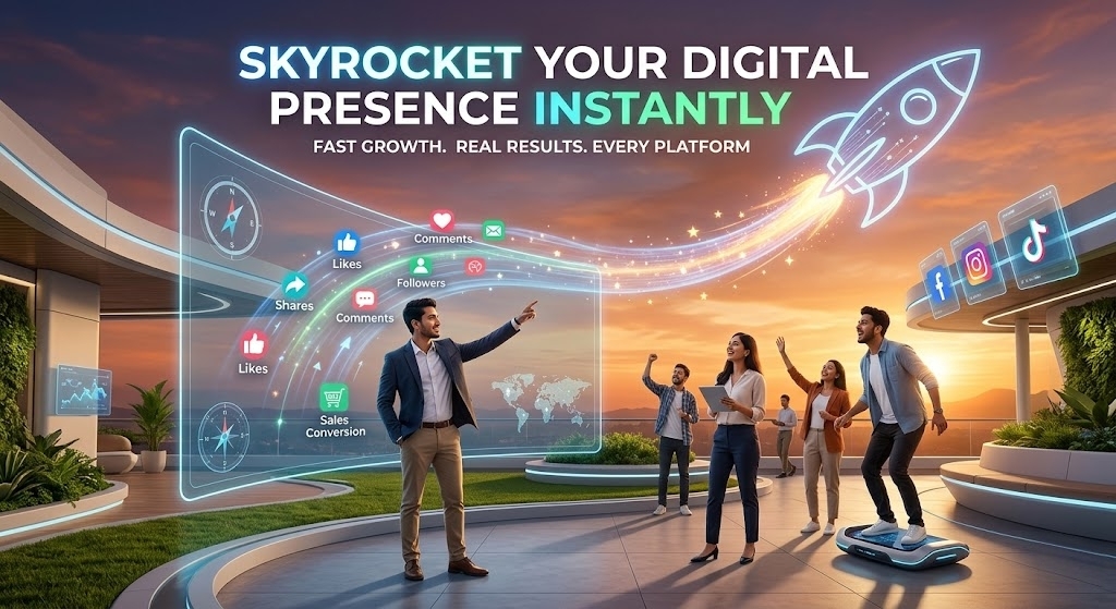 Skyrocket Your Digital Presence Instantly