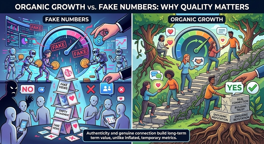 Organic Growth vs. Fake Numbers: Why Quality Matters